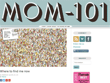 Tablet Screenshot of mom-101.com